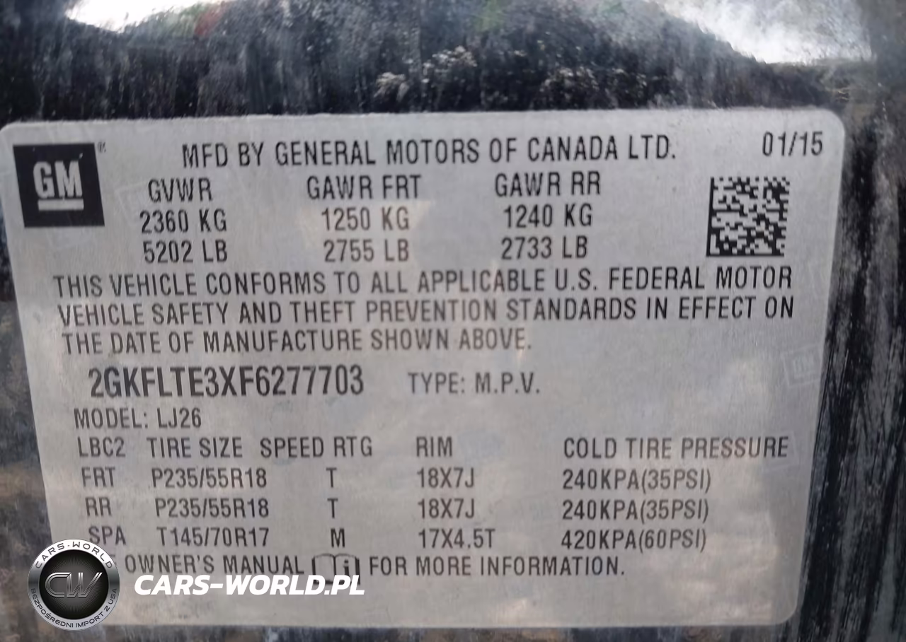 2015 GMC Terrain Slt-2 VIN:2GKFLTE3XF6277703 - 9