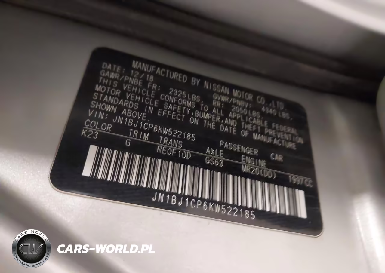 2019 Nissan Rogue Sport S VIN:JN1BJ1CP6KW522185 - 9
