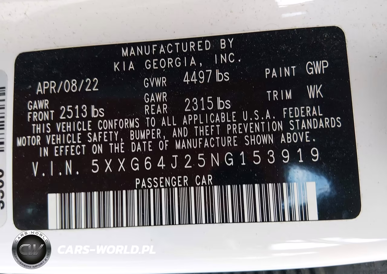 2022 Kia K5 Gt-Line VIN:5XXG64J25NG153919 - 9