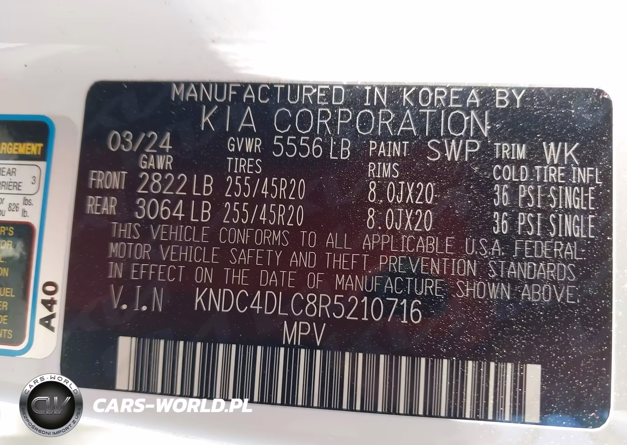 2024 Kia Ev6 Gt-Line VIN:KNDC4DLC8R5210716 - 9