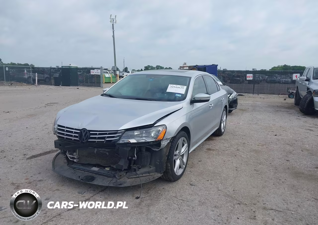 2015 Volkswagen Passat 2.0L Tdi Se VIN:1VWBV7A30FC083414 - 2