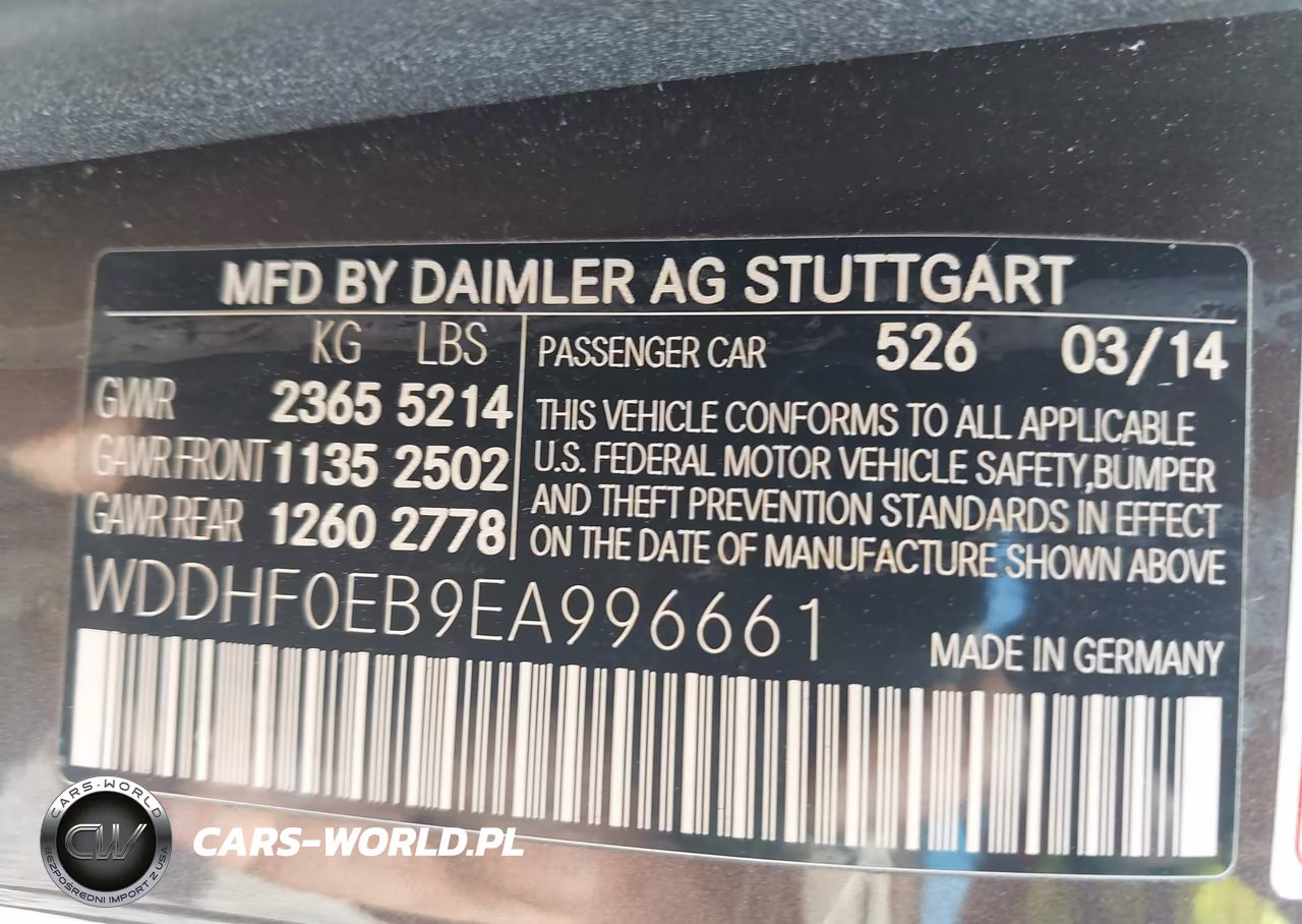 2014 Mercedes-Benz E 250 Bluetec VIN:WDDHF0EB9EA996661 - 9