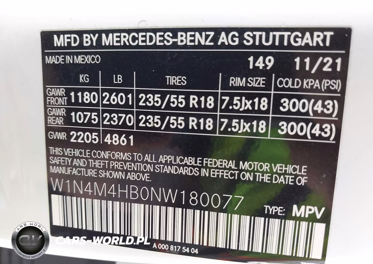2022 Mercedes-Benz Glb 250 4Matic VIN:W1N4M4HB0NW180077 - 9