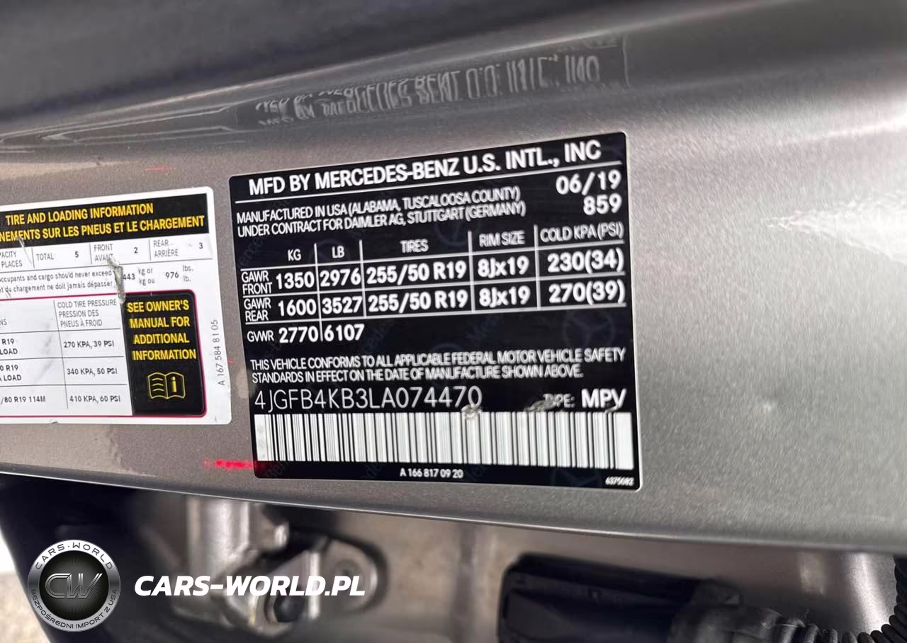 2020 Mercedes-Benz Gle 350 4Matic VIN:4JGFB4KB3LA074470 - 9