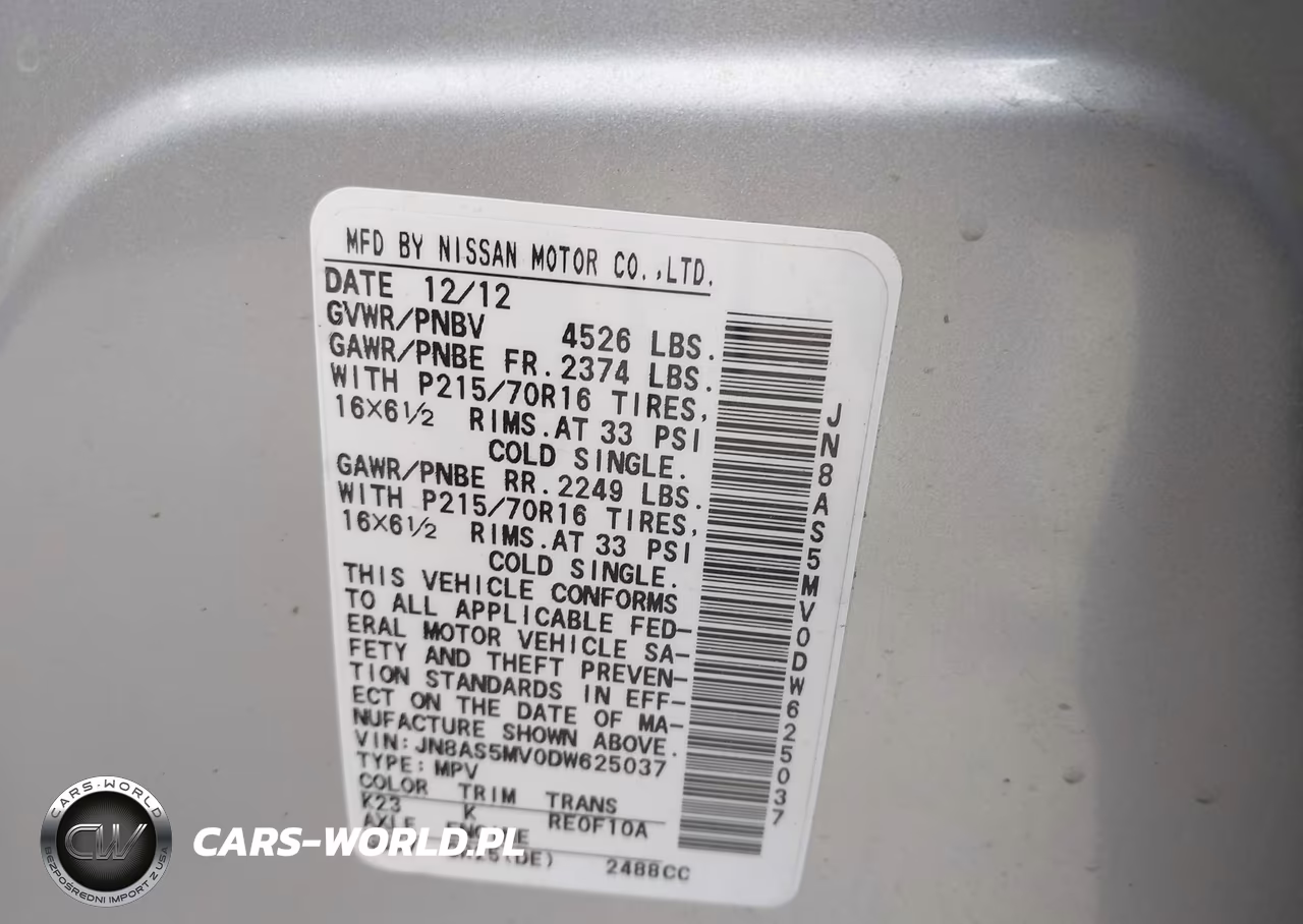 2013 Nissan Rogue S VIN:JN8AS5MV0DW625037 - 9