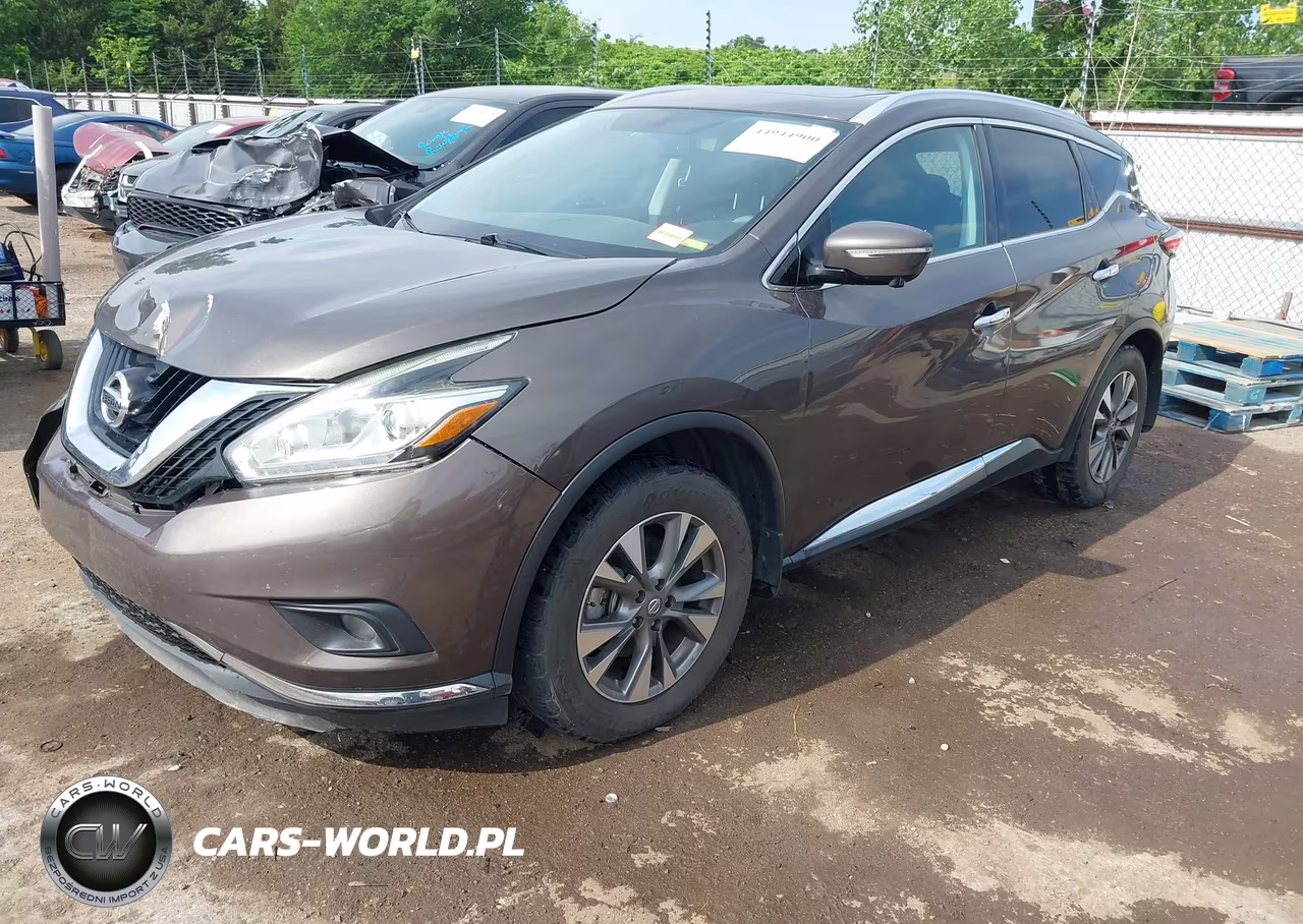 2015 Nissan Murano Sl VIN:5N1AZ2MG2FN277642 - 2