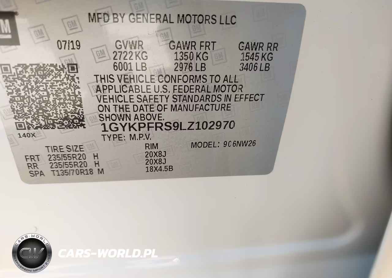 2020 Cadillac Xt6 Awd Premium Luxury VIN:1GYKPFRS9LZ102970 - 9