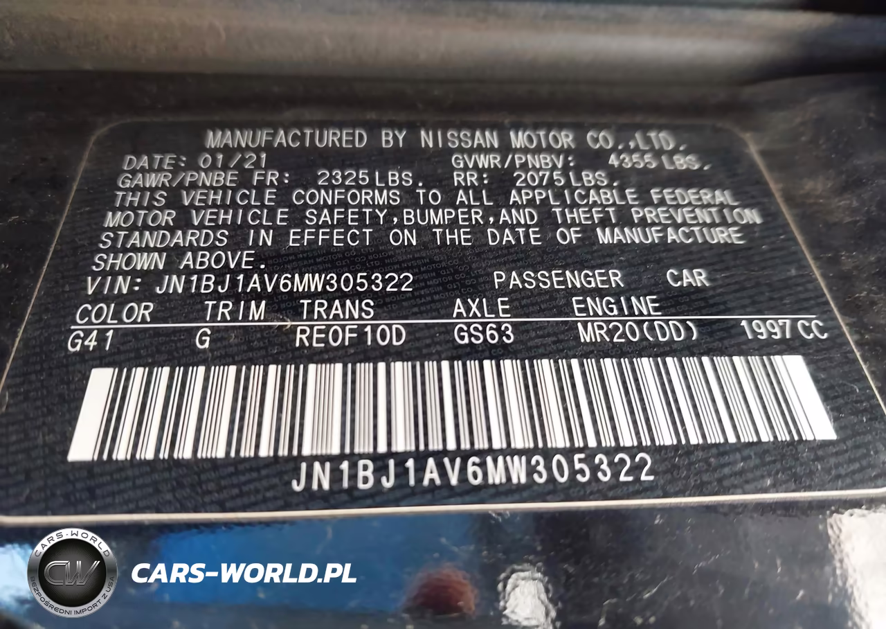 2021 Nissan Rogue Sport S Fwd Xtronic Cvt VIN:JN1BJ1AV6MW305322 - 9
