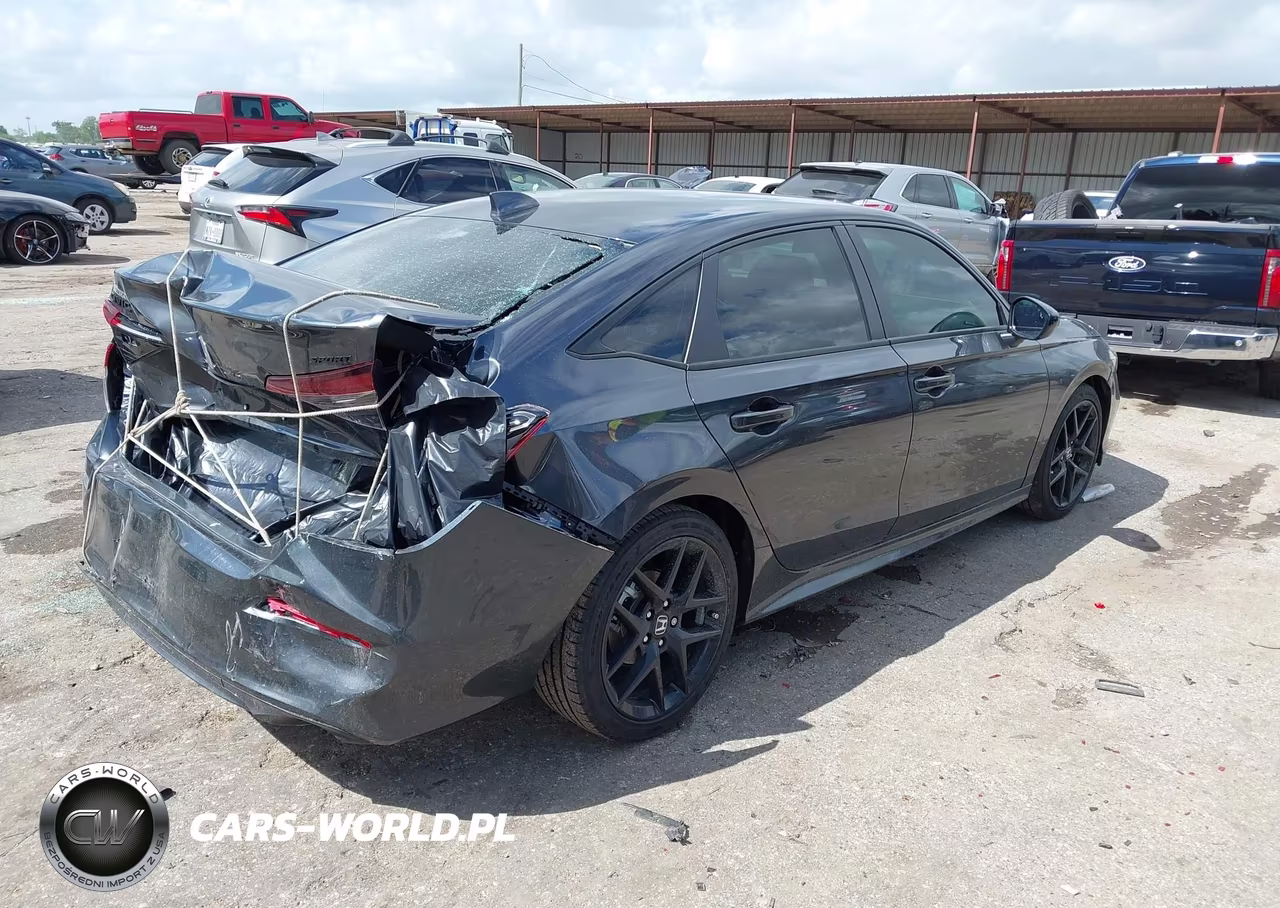 2026 Honda Civic Sport VIN:2HGFE2F56TH575537 - 4