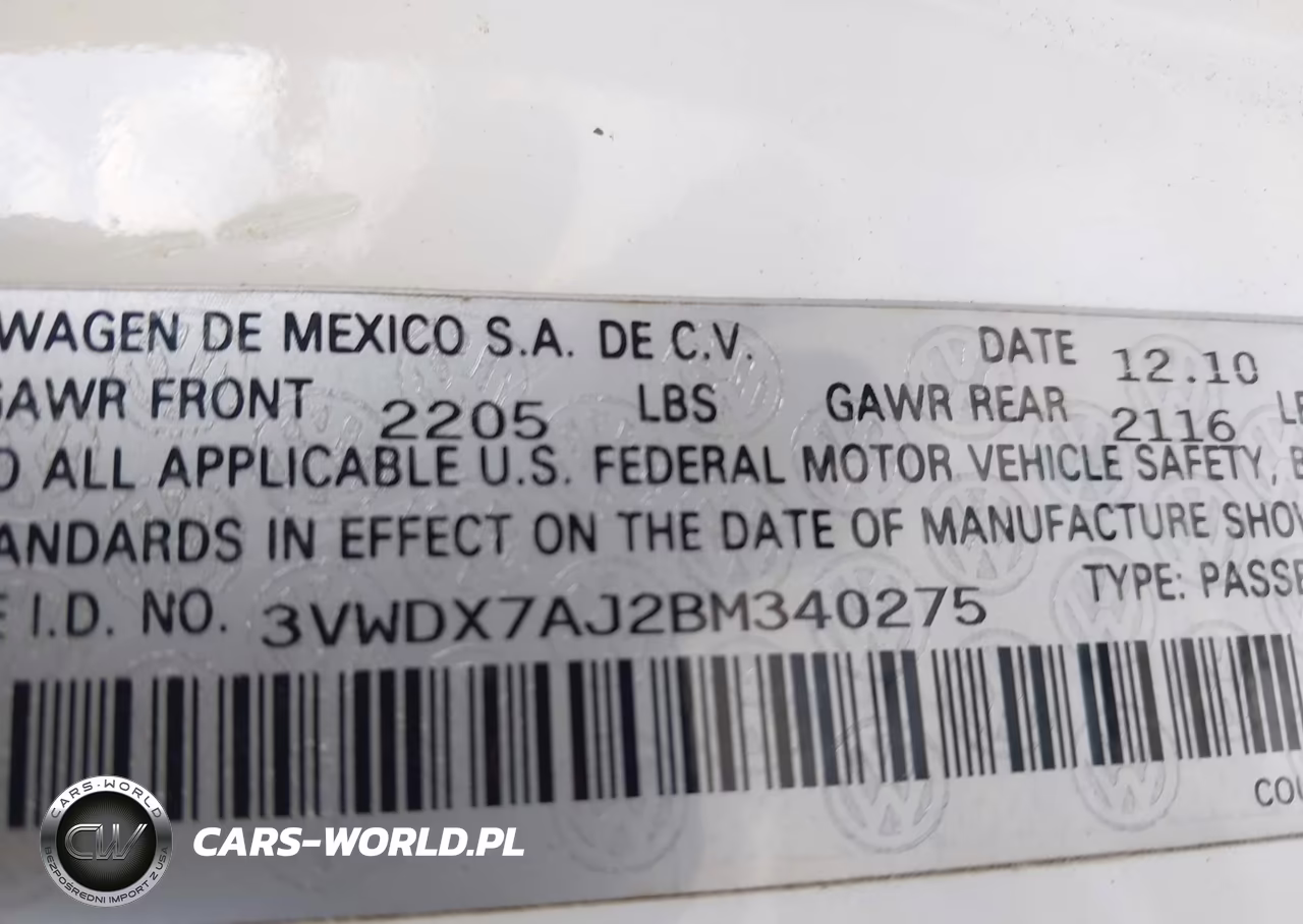 2011 Volkswagen Jetta 2.5L Se VIN:3VWDX7AJ2BM340275 - 9