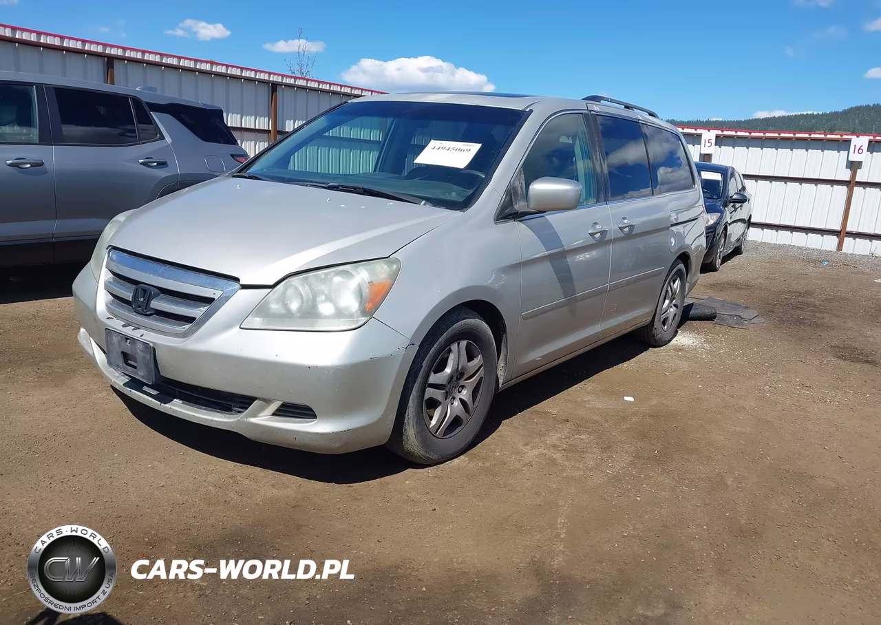 2005 Honda Odyssey Ex-L VIN:5FNRL387X5B111326 - 2