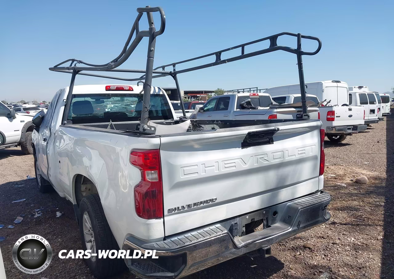 2021 Chevrolet Silverado 1500 2Wd Long Bed Wt VIN:3GCNWAEF5MG446380 - 3