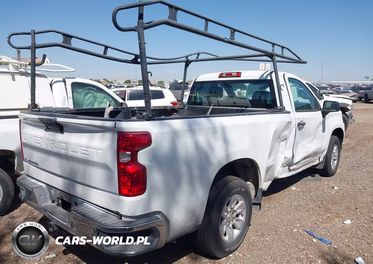 2021 Chevrolet Silverado 1500 2Wd Long Bed Wt VIN:3GCNWAEF5MG446380 - 4