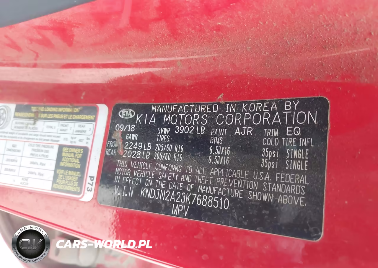 2019 Kia Soul VIN:KNDJN2A23K7688510 - 9