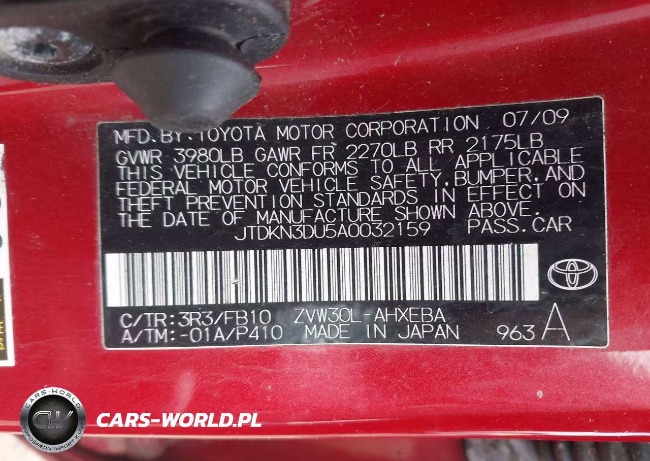 2010 Toyota Prius Iii VIN:JTDKN3DU5A0032159 - 9