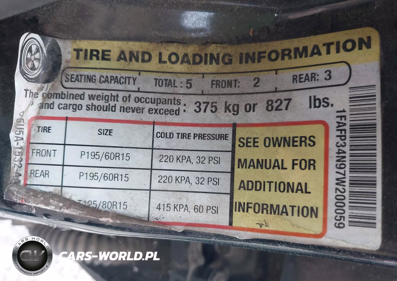 2007 Ford Focus S-Se-Ses VIN:1FAFP34N97W200059 - 9