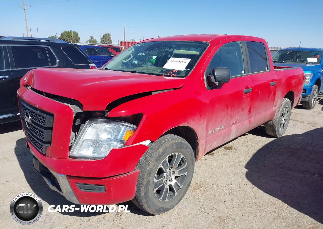 2022 Nissan Titan Sv 4X2 VIN:1N6AA1EE8NN103878 - 2