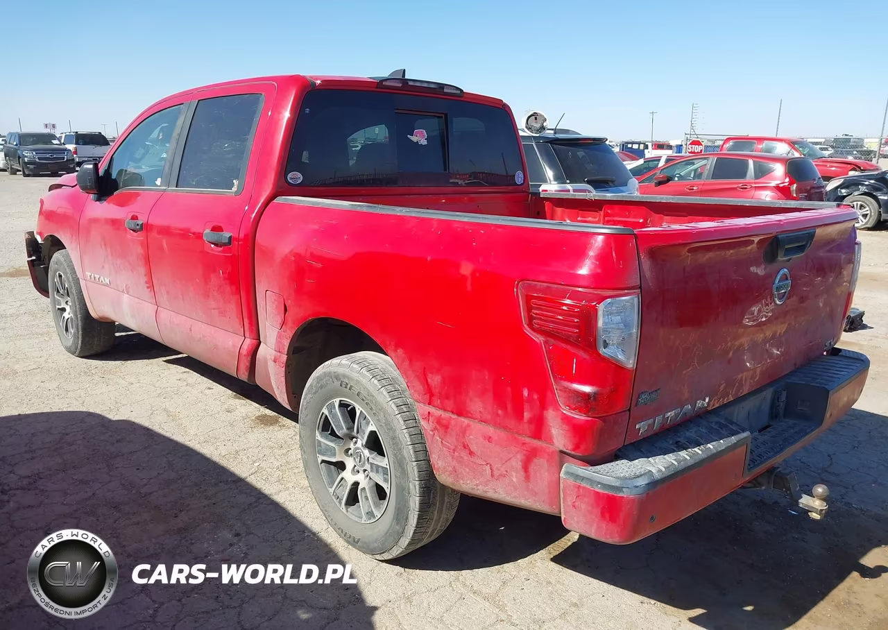 2022 Nissan Titan Sv 4X2 VIN:1N6AA1EE8NN103878 - 3