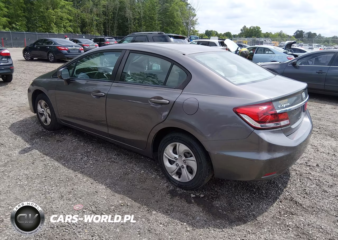 2013 Honda Civic Lx VIN:19XFB2F55DE037982 - 3