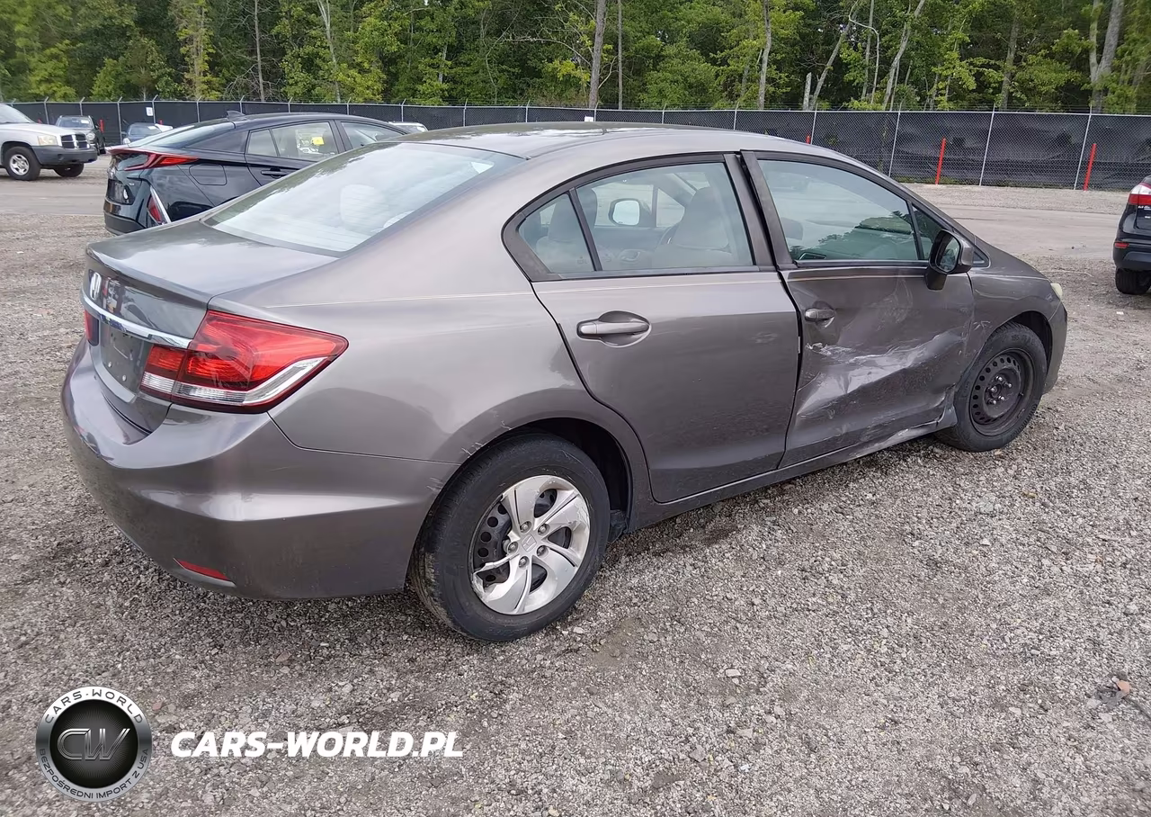 2013 Honda Civic Lx VIN:19XFB2F55DE037982 - 4