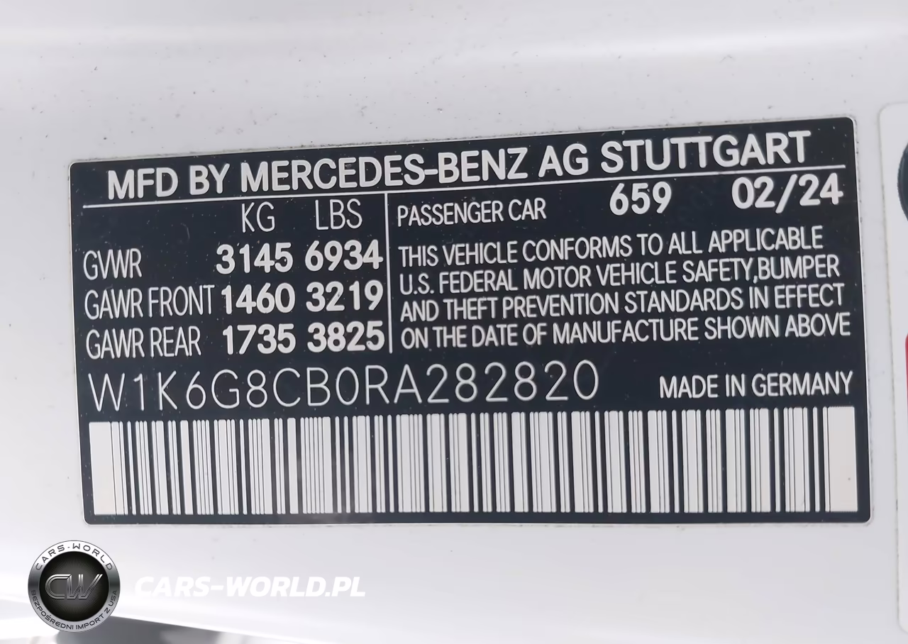 2024 Mercedes-Benz Amg S 63 E 4Matic VIN:W1K6G8CB0RA282820 - 9