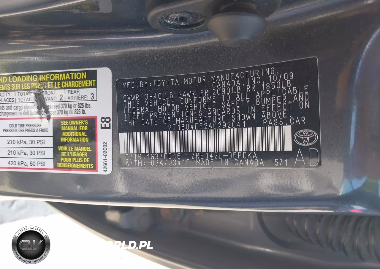 2010 Toyota Corolla Le VIN:2T1BU4EE2AC292041 - 9