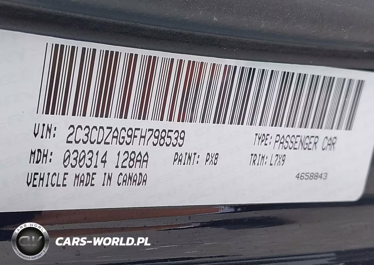 2015 Dodge Challenger Sxt VIN:2C3CDZAG9FH798539 - 9