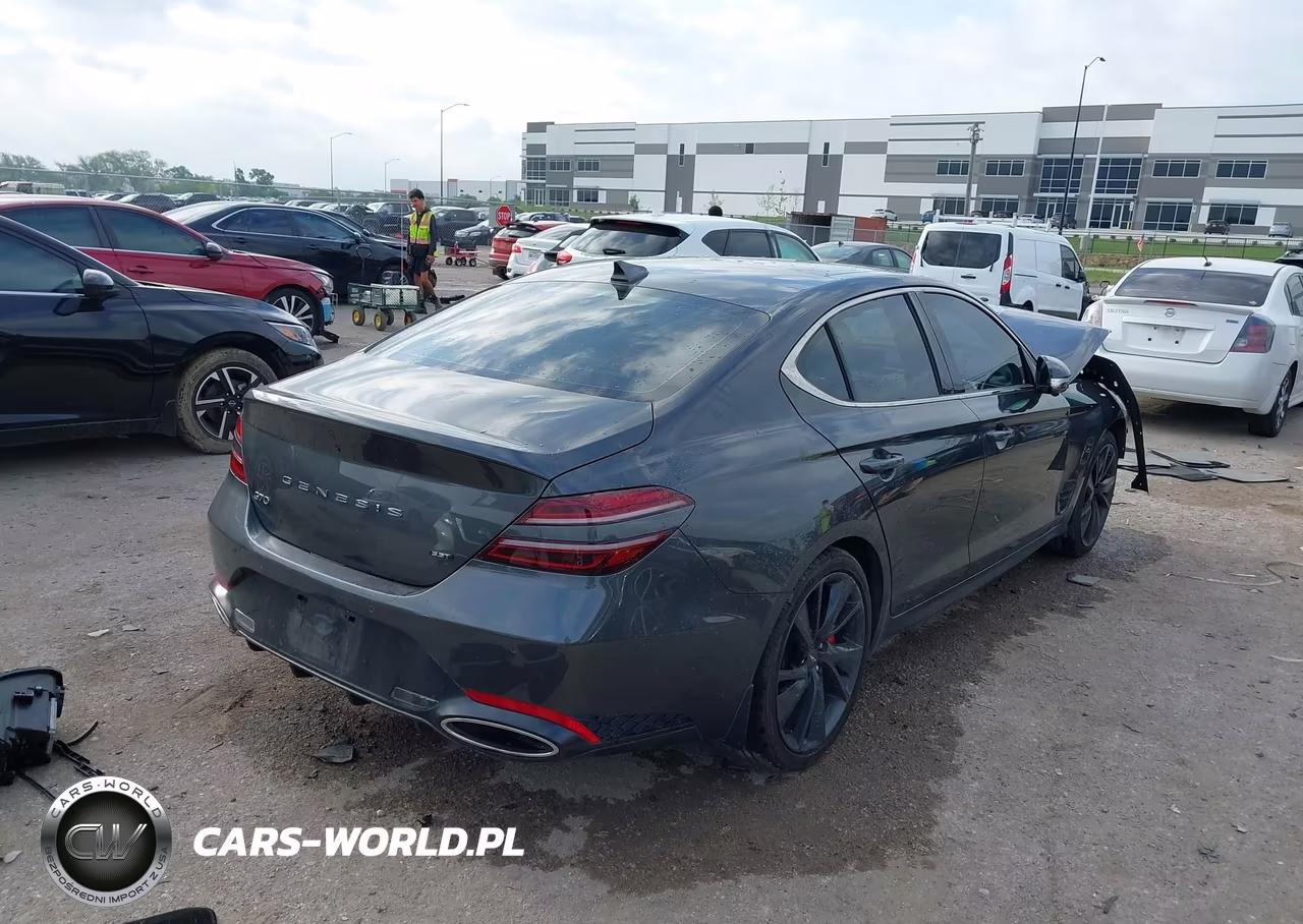2022 Genesis G70 3.3T Rwd VIN:KMTG54TE7NU083250 - 4