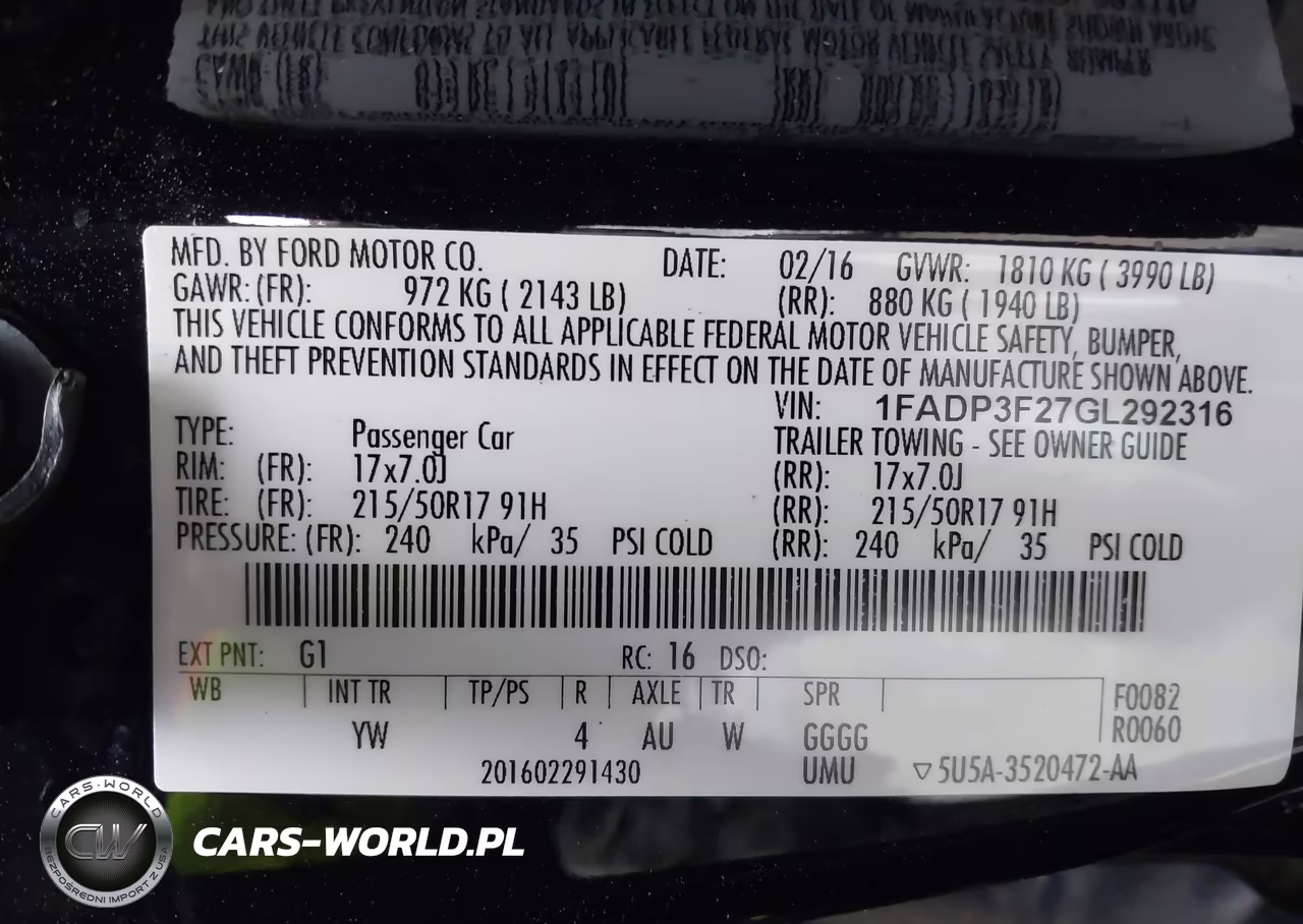 2016 Ford Focus Se VIN:1FADP3F27GL292316 - 9