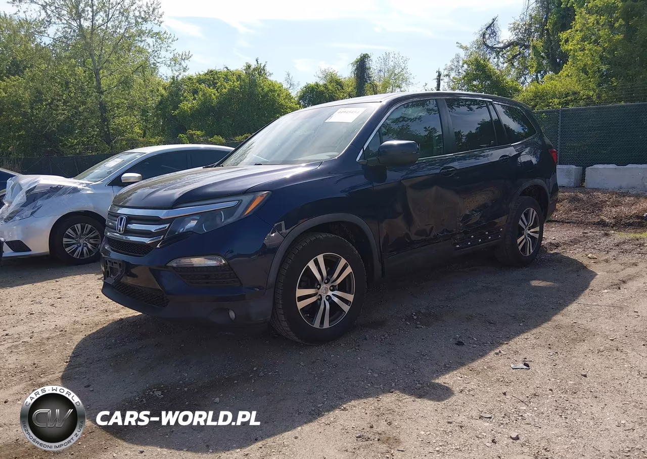 2016 Honda Pilot Ex VIN:5FNYF5H37GB052993 - 2