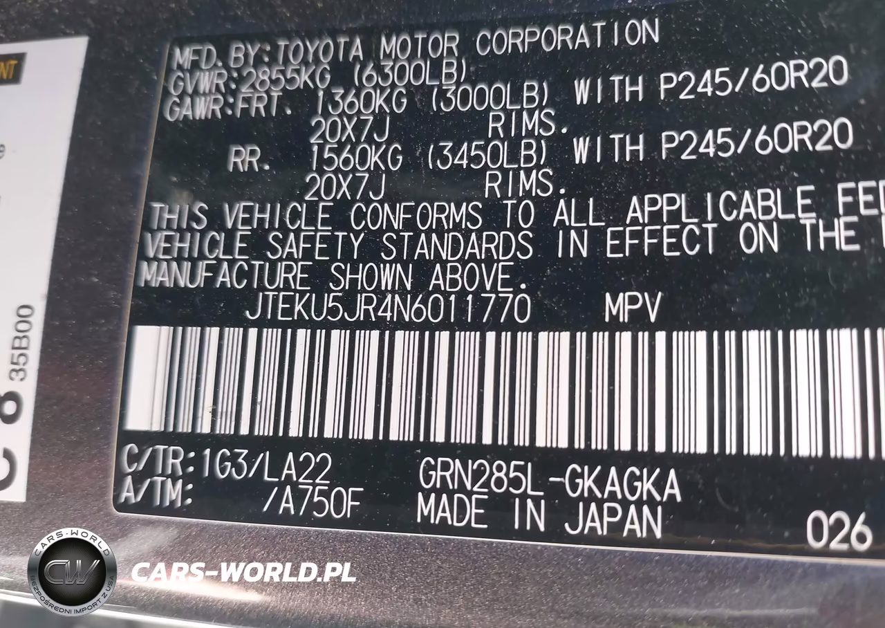 2022 Toyota 4Runner Limited VIN:JTEKU5JR4N6011770 - 9