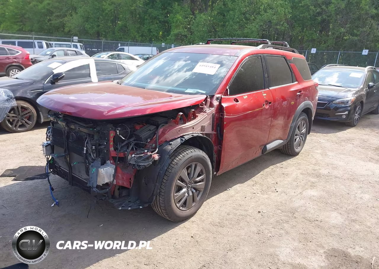 2022 Nissan Pathfinder Sv 2Wd VIN:5N1DR3BB2NC217106 - 2