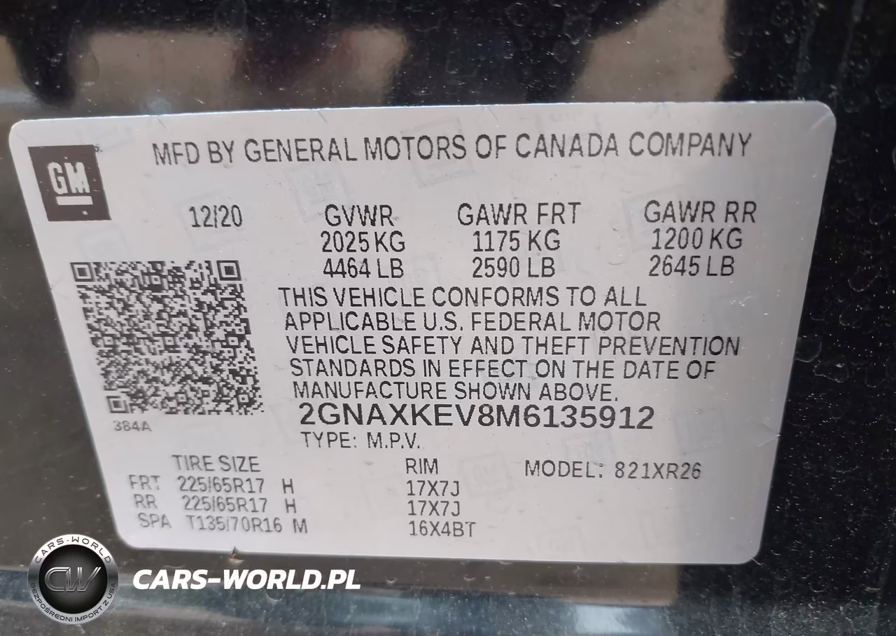 2021 Chevrolet Equinox Fwd Lt VIN:2GNAXKEV8M6135912 - 9