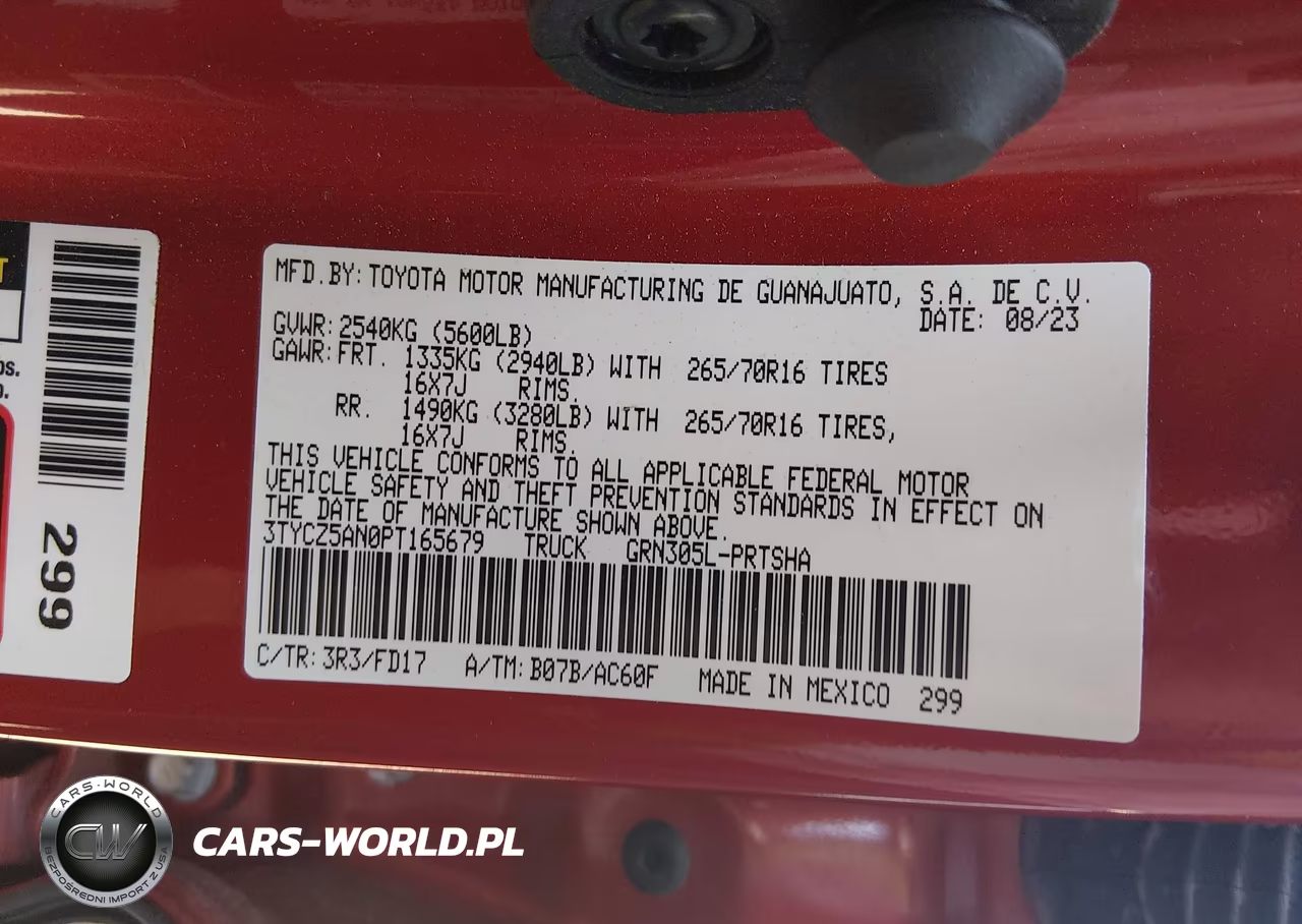 2023 Toyota Tacoma Trd Off Road VIN:3TYCZ5AN0PT165679 - 9