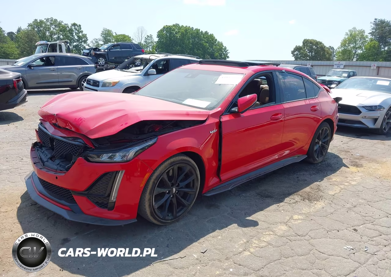 2020 Cadillac Ct5 V-Series VIN:1G6DR5RWXL0137675 - 2