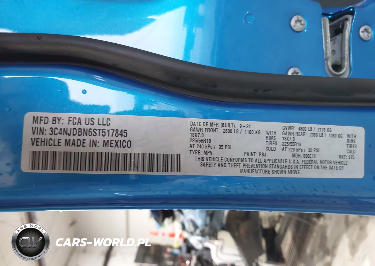 2025 Jeep Compass Latitude 4X4 VIN:3C4NJDBN6ST517845 - 9