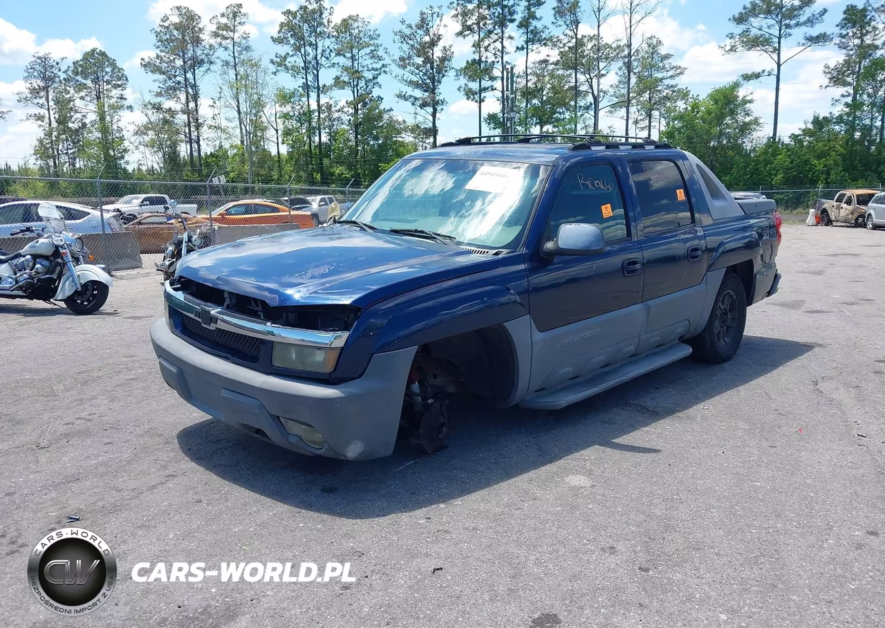 2002 Chevrolet Avalanche 1500 VIN:3GNEC13T52G301104 - 2