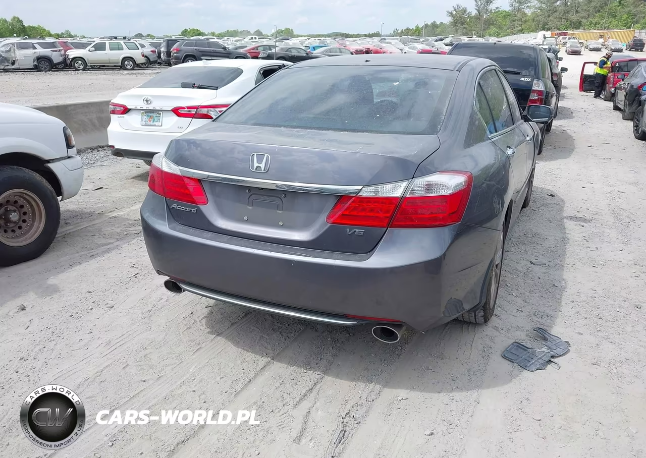 2014 Honda Accord Ex-L V-6 VIN:1HGCR3F81EA031567 - 4