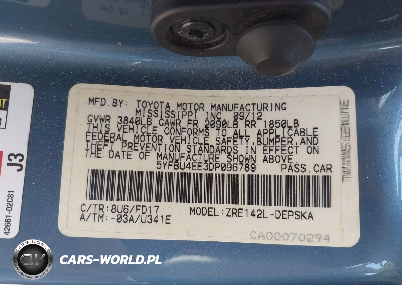 2013 Toyota Corolla S VIN:5YFBU4EE3DP096789 - 9