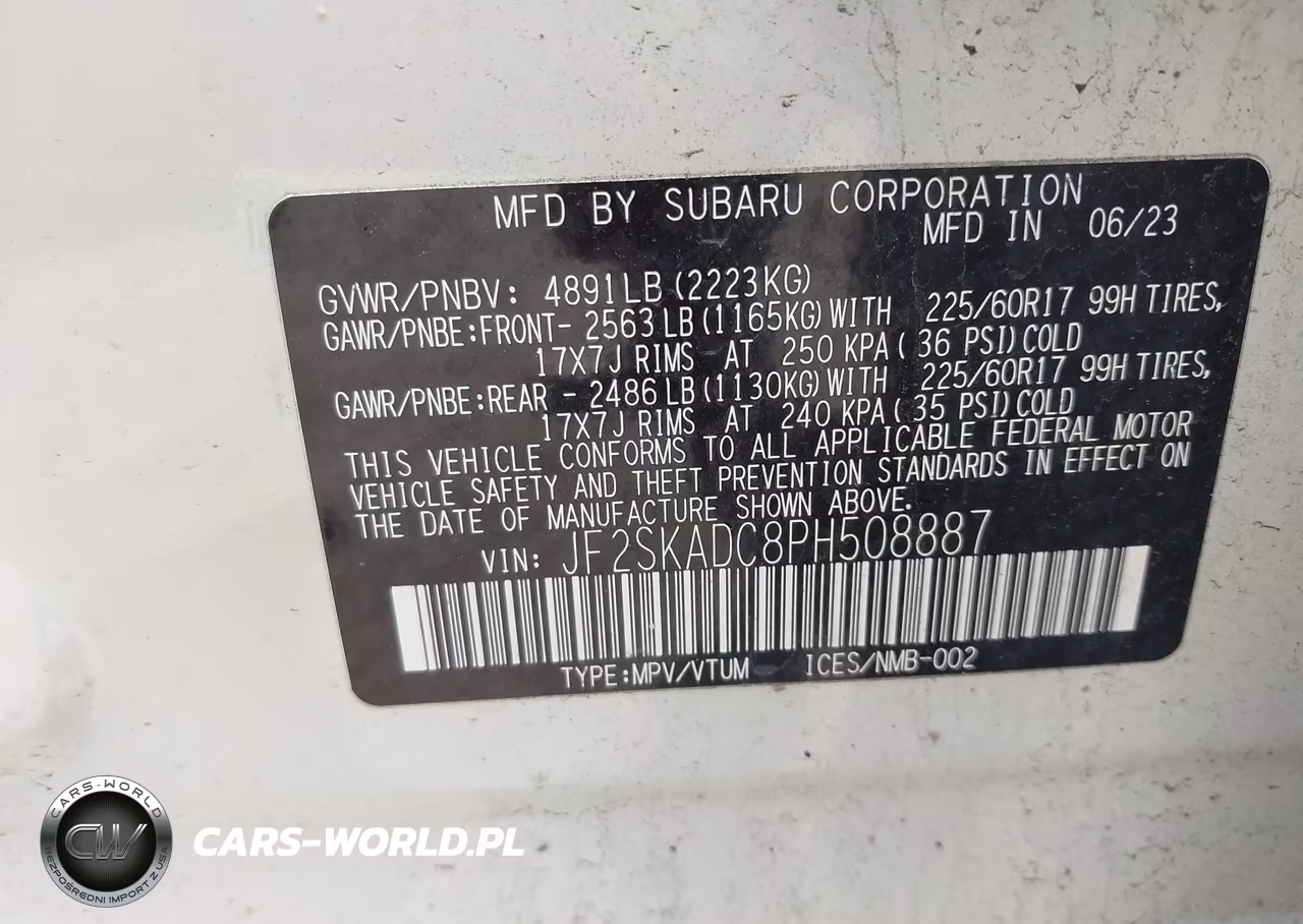 2023 Subaru Forester Premium VIN:JF2SKADC8PH508887 - 9