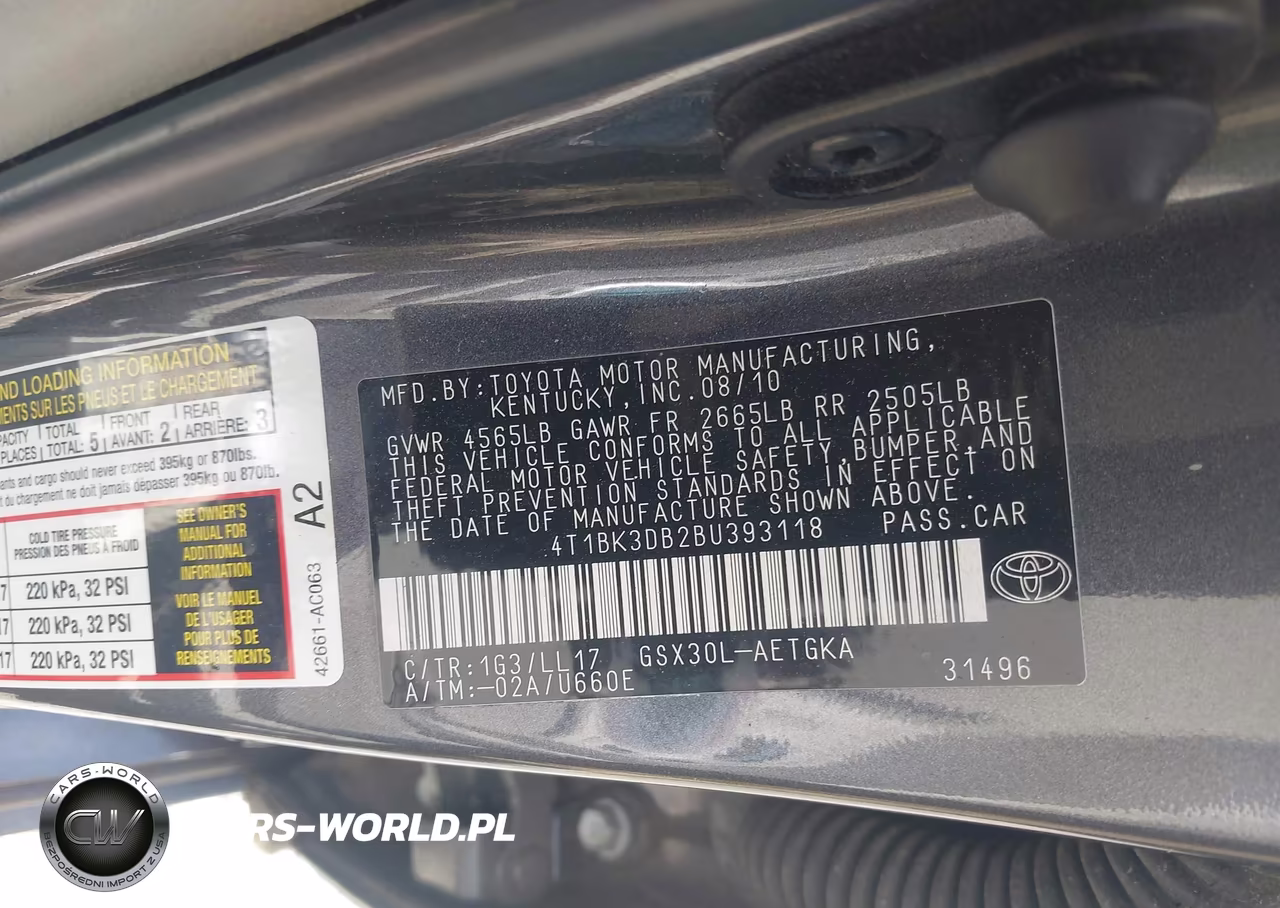 2011 Toyota Avalon VIN:4T1BK3DB2BU393118 - 9