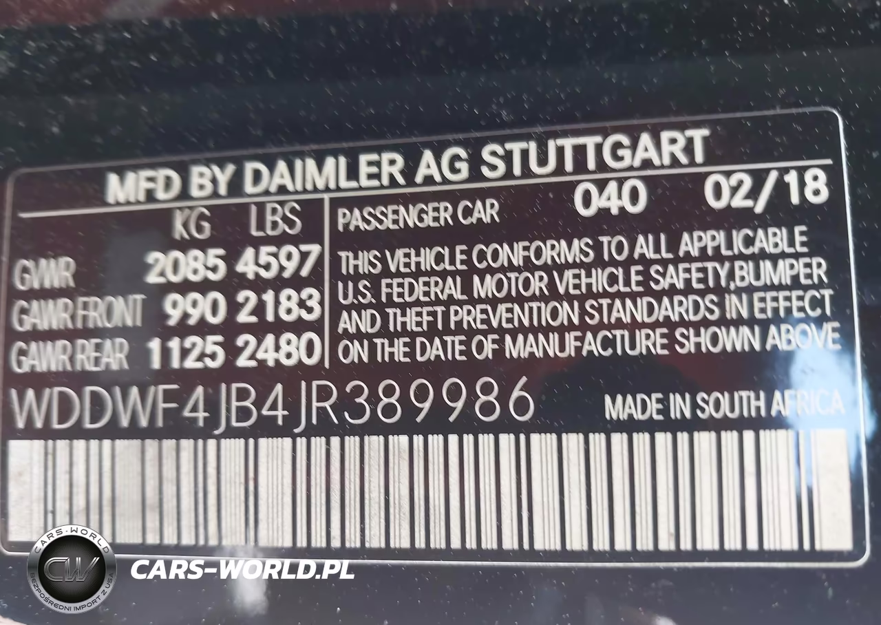 2018 Mercedes-Benz C 300 VIN:WDDWF4JB4JR389986 - 9