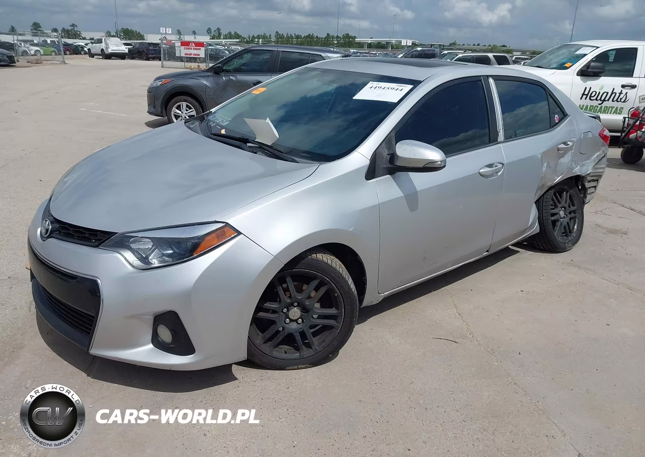2015 Toyota Corolla S Plus VIN:5YFBURHE0FP181553 - 2