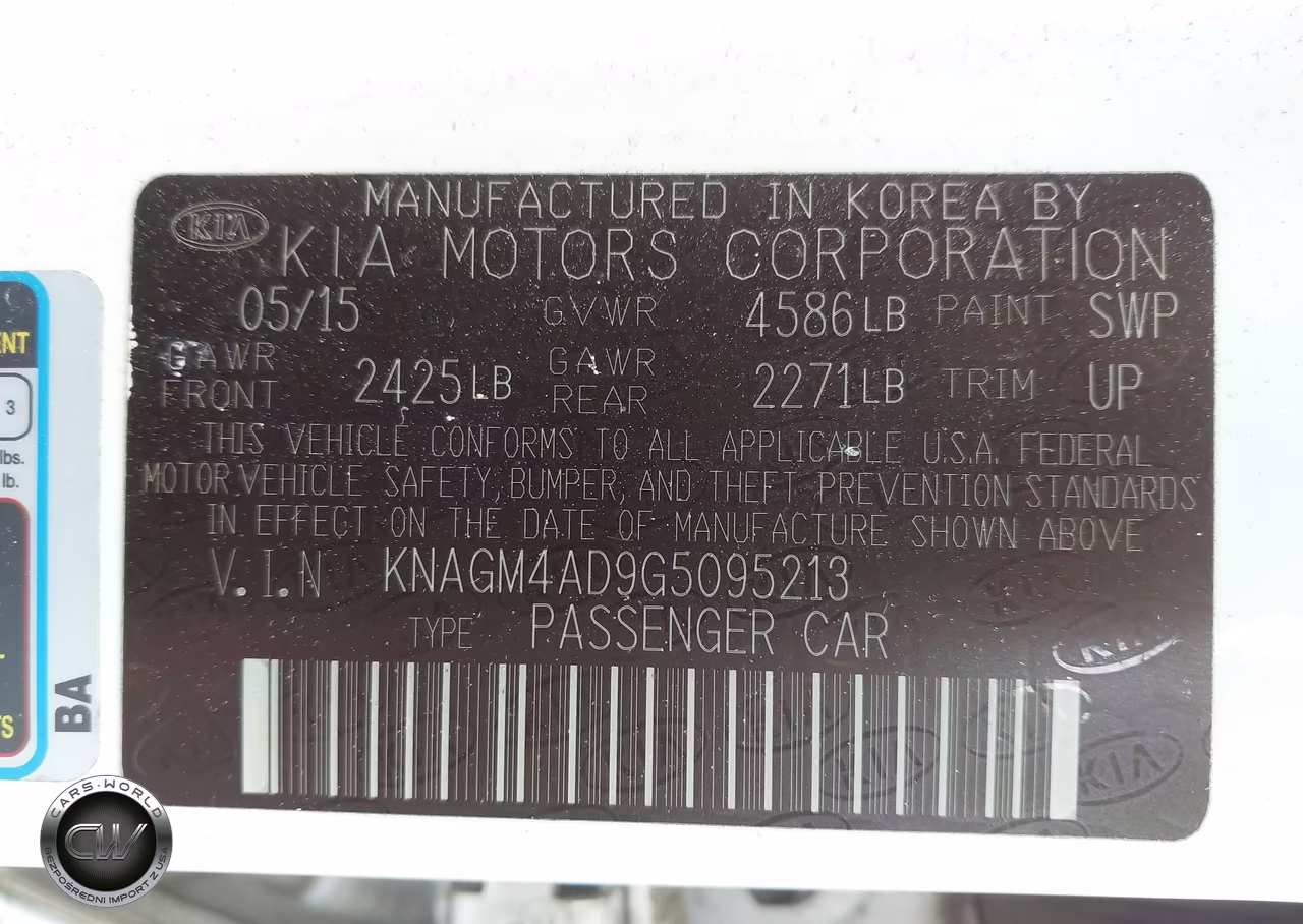 2016 Kia Optima Hybrid VIN:KNAGM4AD9G5095213 - 9