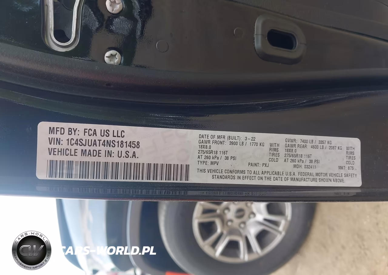 2022 Jeep Wagoneer Series I 4X2 VIN:1C4SJUAT4NS181458 - 9