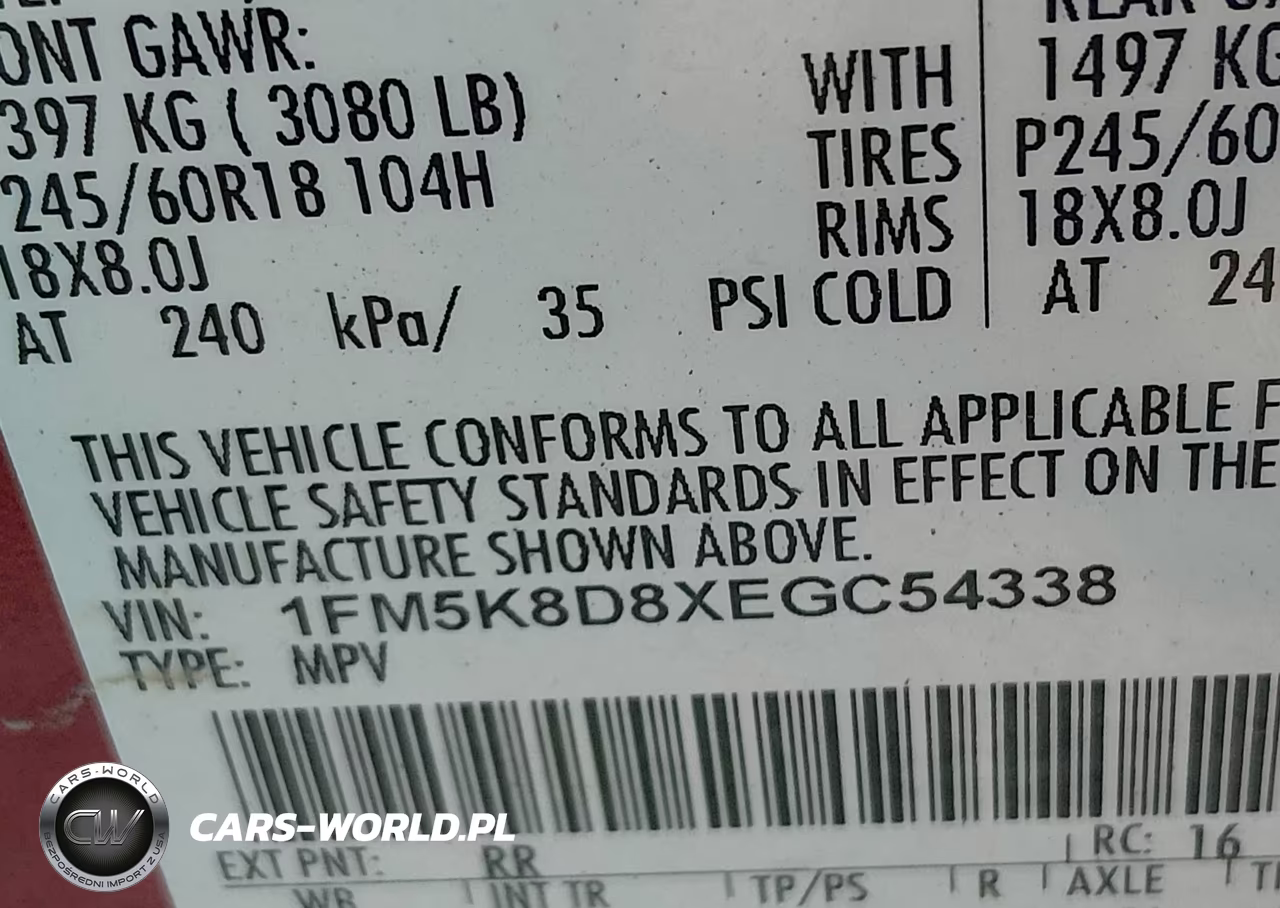 2014 Ford Explorer Xlt VIN:1FM5K8D8XEGC54338 - 9
