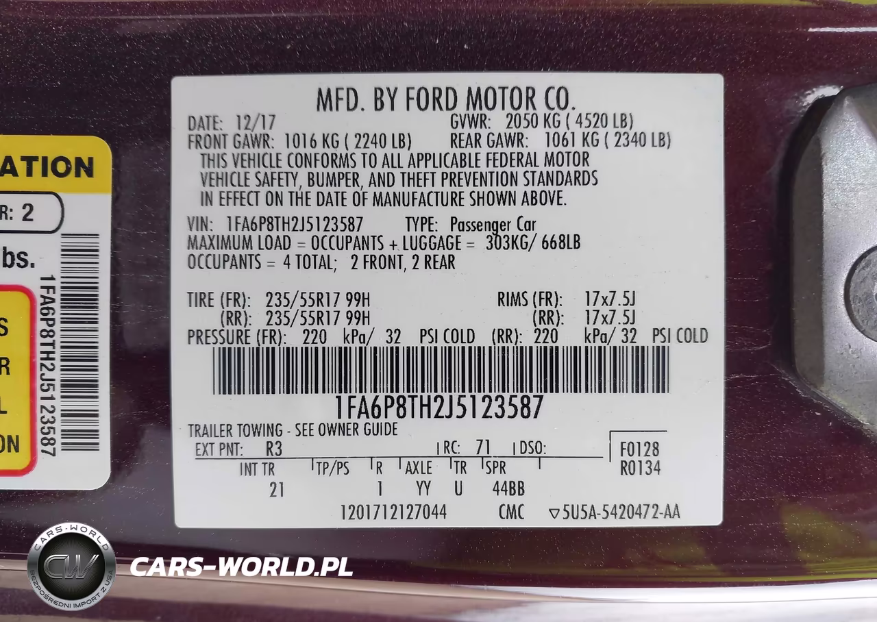 2018 Ford Mustang Ecoboost VIN:1FA6P8TH2J5123587 - 9