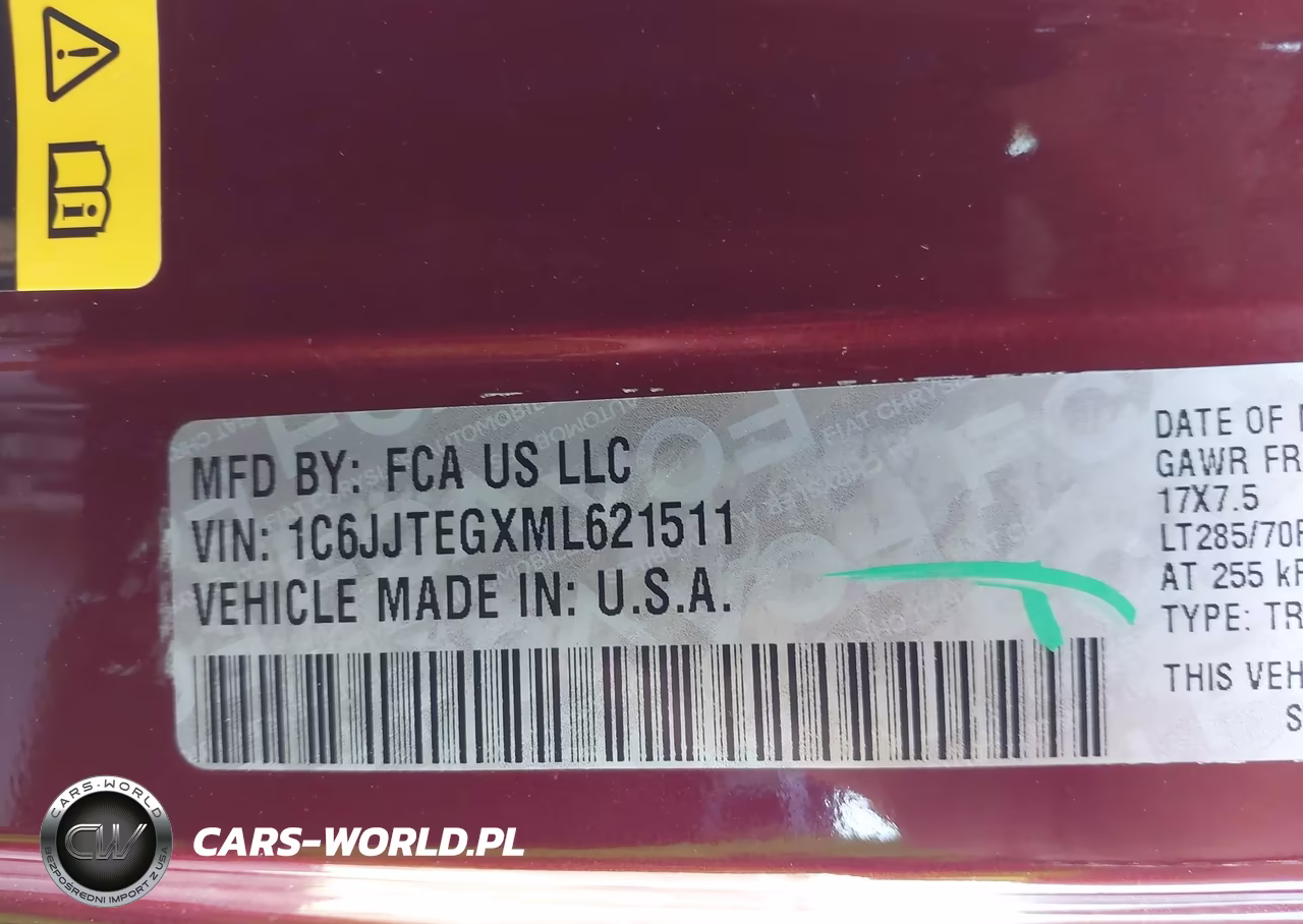 2021 Jeep Gladiator Mojave 4X4 VIN:1C6JJTEGXML621511 - 9