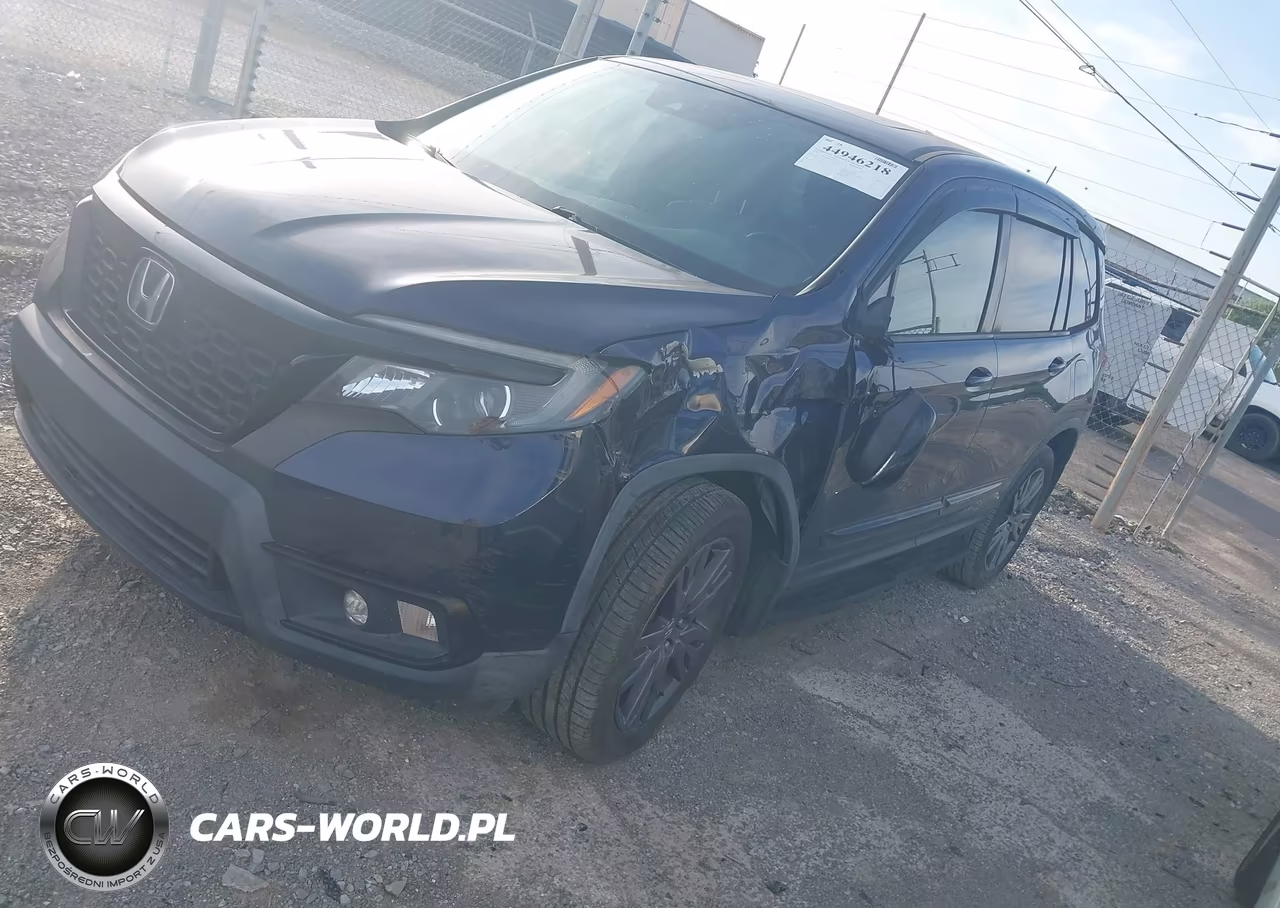 2020 Honda Passport Awd Ex-L VIN:5FNYF8H57LB009624 - 2