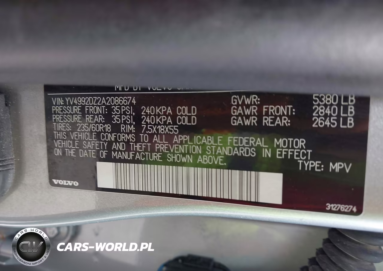 2010 Volvo Xc60 T6-T6 R-Design VIN:YV4992DZ2A2086674 - 9